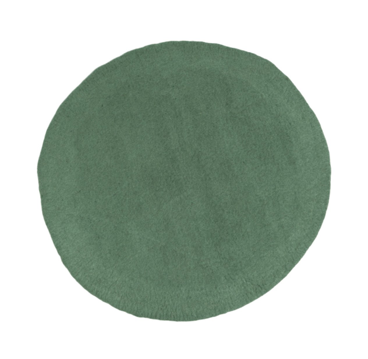 Tapis Kali en feutre - granit vert